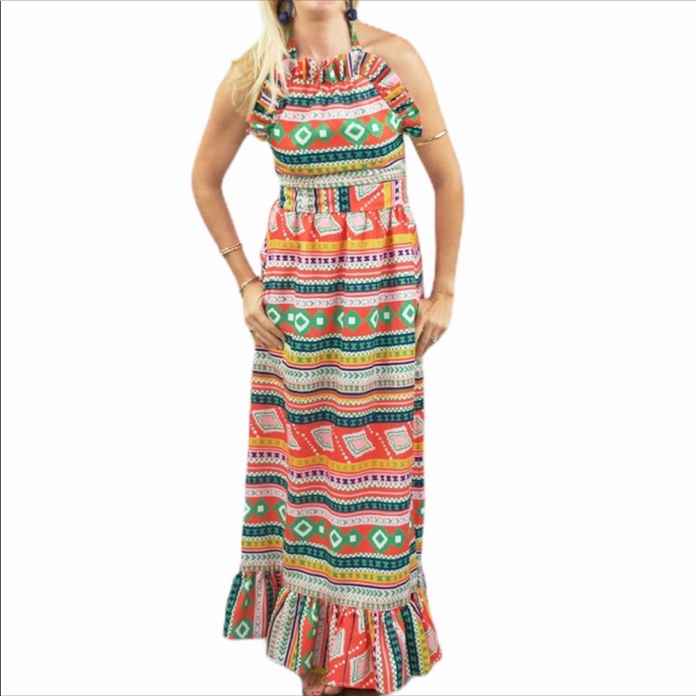 NWT multi colored maxi